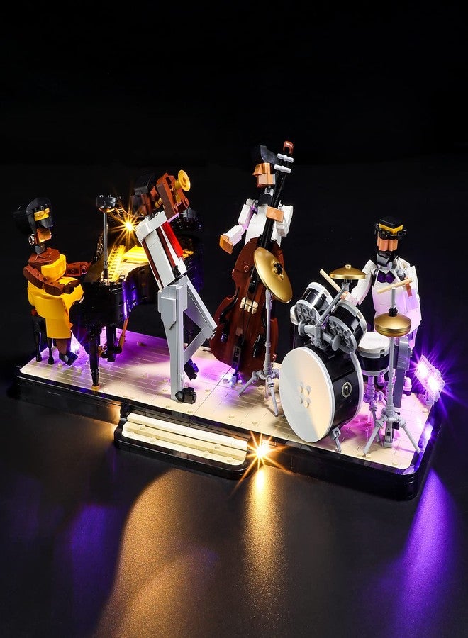 YEABRICKS LED Light for Lego 21334 Ideas Jazz Quartet Building Blocks Model (Lego Set NOT Included) - Image 3